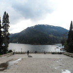 View of Hongfu lake from the monument