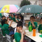 BBQ in the rain