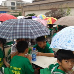 BBQ in the rain
