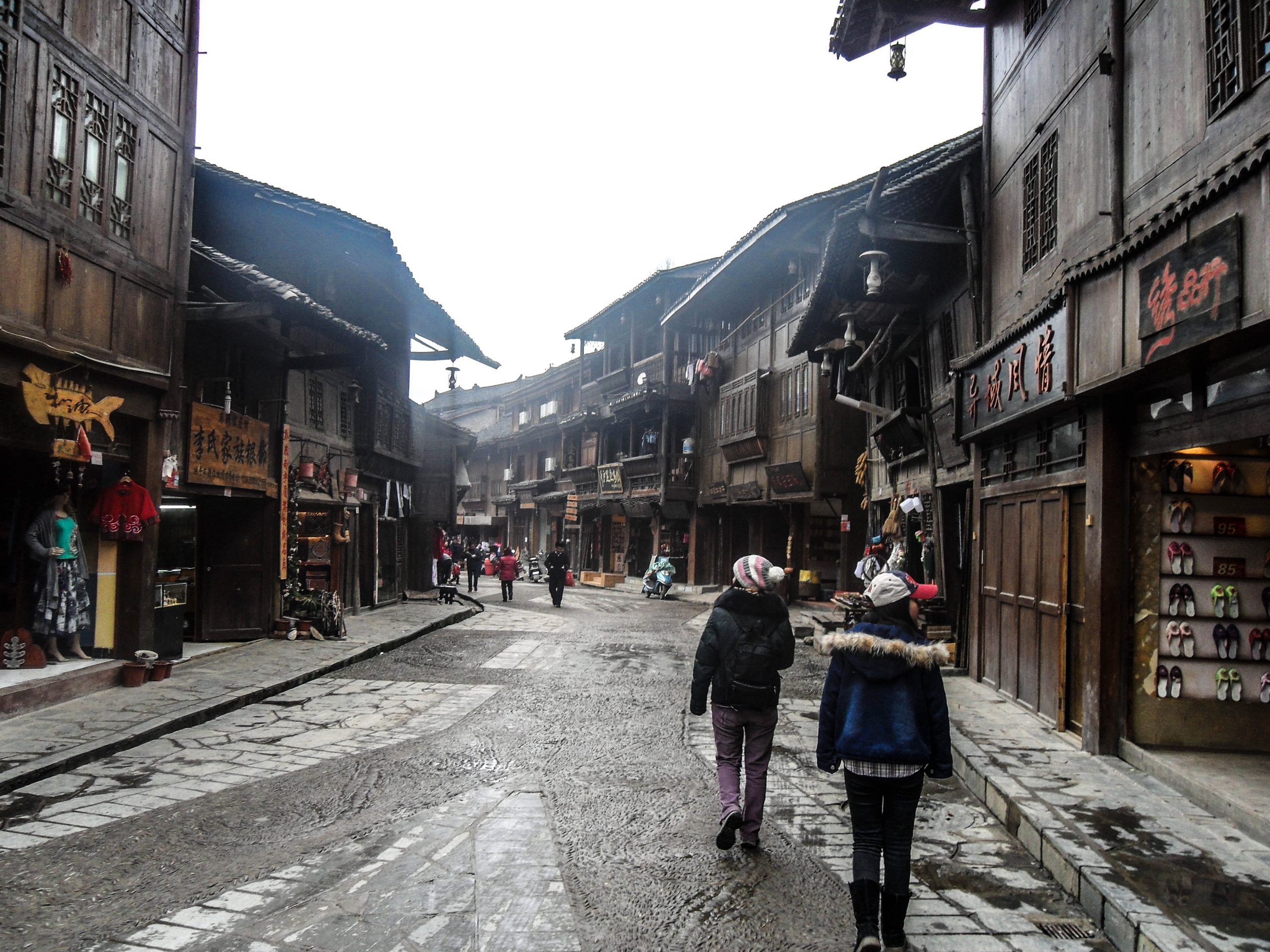 Xijiang street, the touristy Miao village, Guizhou