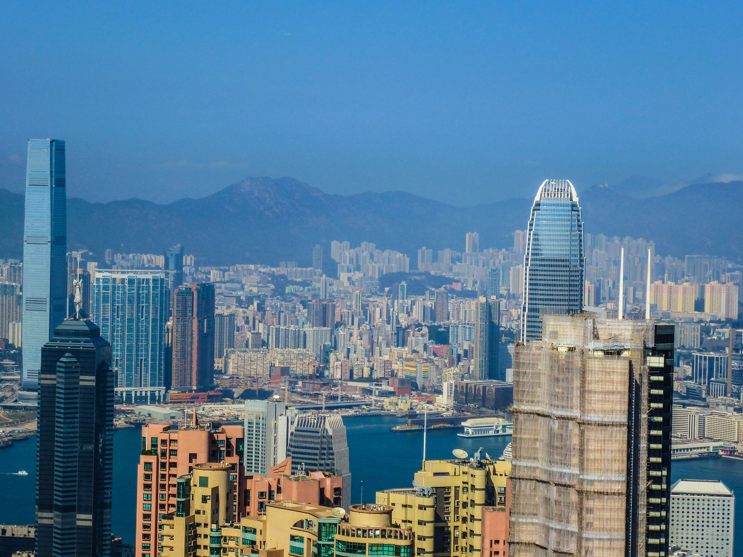 ong Kong skyline from the Peak