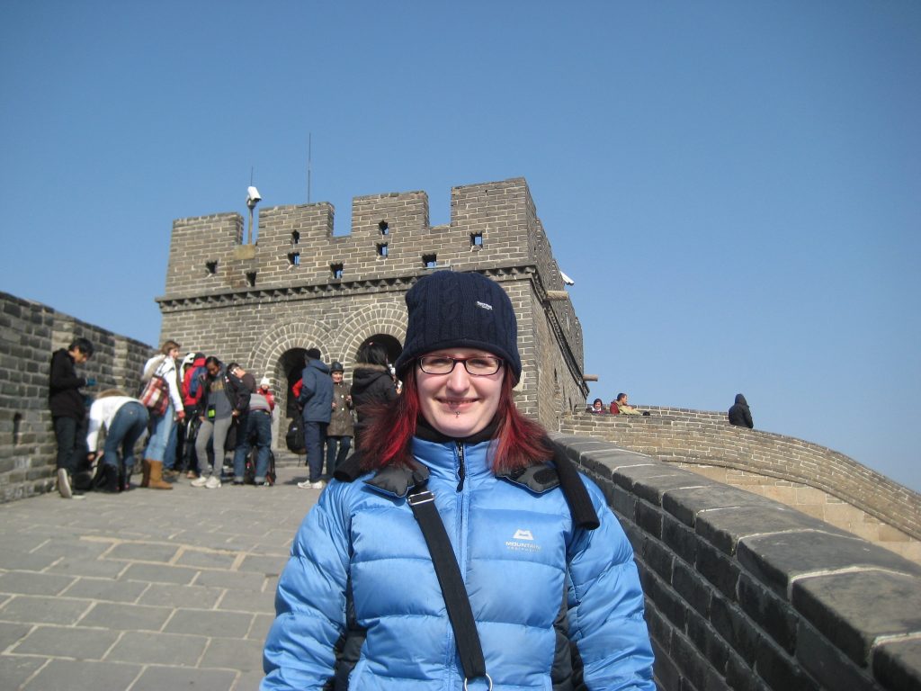 Georgina Bleweet TEFL teacher at the Great Wall